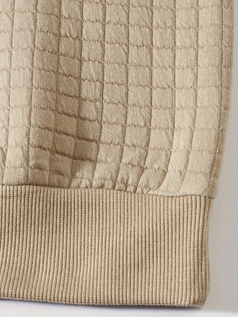 Andreas - Maglione a Maniche Lunghe Con Motivo Scozzese Bohémien